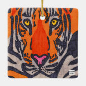 Tijger - Keramische Versiering Keramisch Ornament (Achterkant)