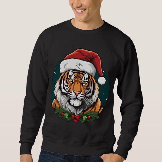 Tijger Kerstmis Trui (Voorkant)