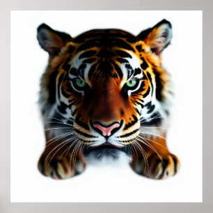 Tijger kijken poster