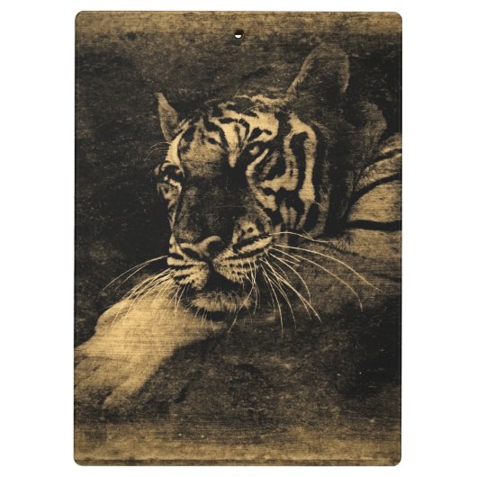 tijger klembord (Achterkant)