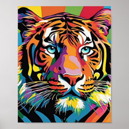 Tijger Kleur Poster