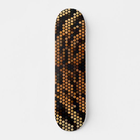 Tijger Kleurpatroon Cute Persoonlijk Skateboard (Voorkant)