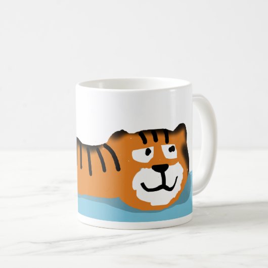 Tijger Koffiemok (Voorkant rechts)