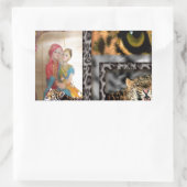 Tijger & Koppel Kunstprint Rechthoekige Sticker (Tas)