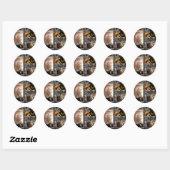 Tijger & Koppel Kunstprint Ronde Sticker (Vel)