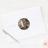 Tijger & Koppel Kunstprint Ronde Sticker (Envelop)
