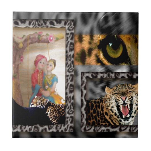 Tijger & Koppel Kunstprint Tegeltje (Voorkant)