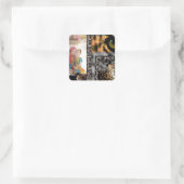 Tijger & Koppel Kunstprint Vierkante Sticker (Tas)