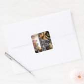 Tijger & Koppel Kunstprint Vierkante Sticker (Envelop)