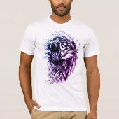Tijger kunst t-shirt (Voorkant)