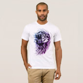 Tijger kunst t-shirt (Voorkant volledig)