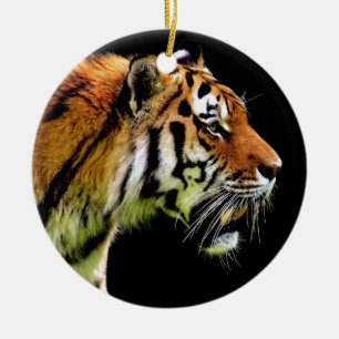 Tijger - Kunstwerk voor wilde dieren Keramisch Ornament