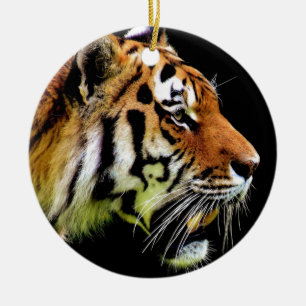 Tijger - Kunstwerk voor wilde dieren Keramisch Ornament
