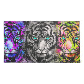 Tijger Kussensloop - 3 Tijgerhoofden (Achterkant)