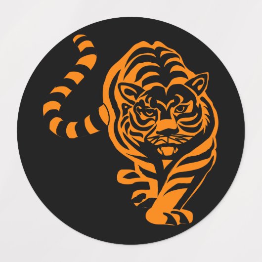 tijger labels (Design 2)