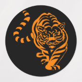 tijger labels (Design 1)