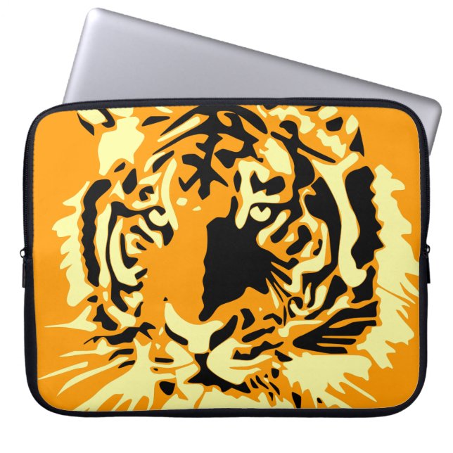 tijger laptop sleeve (Voorkant)