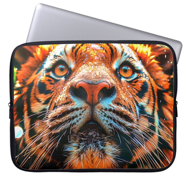 tijger laptop sleeve (Voorkant)