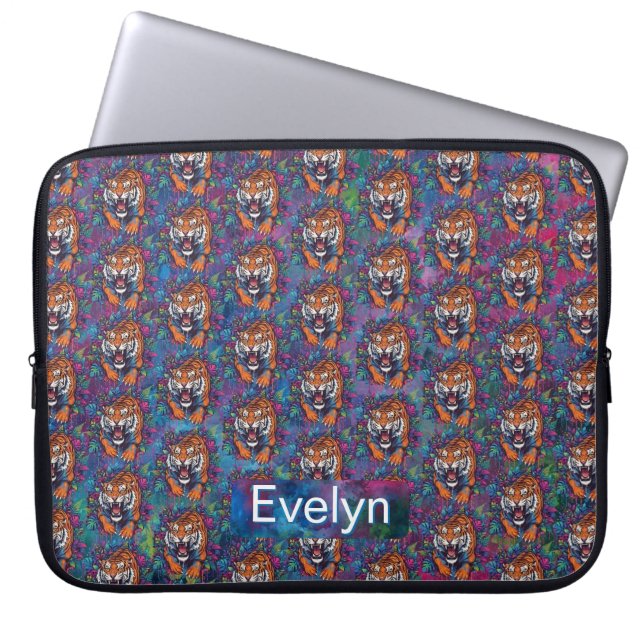 Tijger Laptop Sleeve (Voorkant)