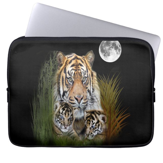 tijger laptop sleeve (Voorkant)