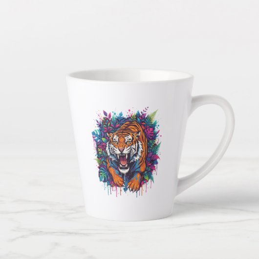 Tijger Latte Mok (Rechts)