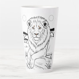 Tijger Latte Mok