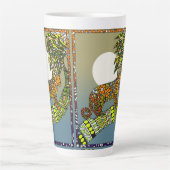 tijger latte mok (Voorkant)