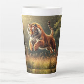 tijger latte mok (Voorkant)
