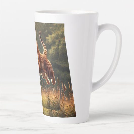 tijger latte mok (Rechts)
