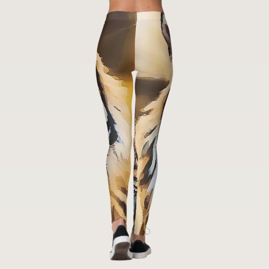 tijger leggings (Achterkant)