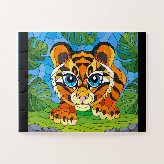 Tijger legpuzzel (Horizontaal)