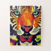 tijger legpuzzel (Verticaal)