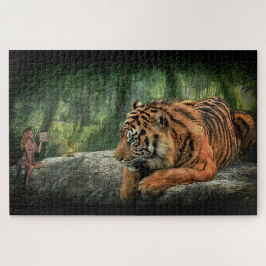 tijger legpuzzel (Horizontaal)