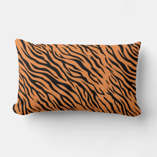 Tijger Lendekussen 33 cm x 53 cm Kussen (Voorkant)