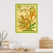 Tijger Lilies ~  Art Nouveau Print (Keuken)