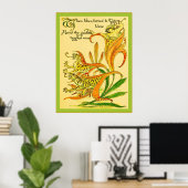 Tijger Lilies ~  Art Nouveau Print (Thuiskantoor)