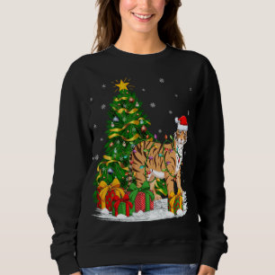 Tijger Lover Xmas familie komt overeen met Santa F Trui