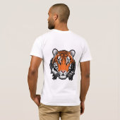Tijger Majesteit T-shirt (Achterkant volledig)