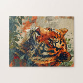  tijger: majestueuze nostalgie legpuzzel (Horizontaal)