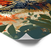  tijger: majestueuze nostalgie poster (Hoek)