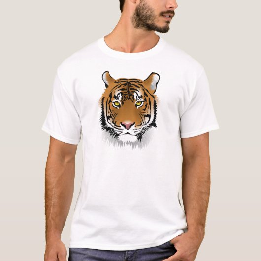 Tijger mannen T-Shirt (Voorkant)