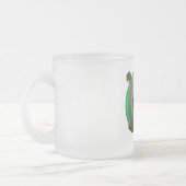 tijger matglas koffiemok (Links)