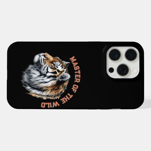 Tijger Meester van de Wildernis iPhone Hoesje (Achterkant horizontaal)