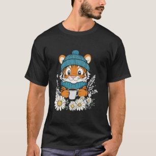 Tijger Meisjes Kleren Koffie Jongens Decoraties Ki T-shirt