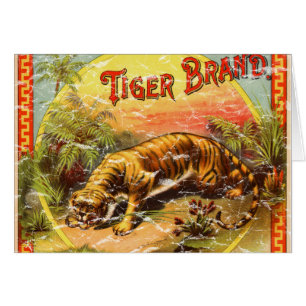 Tijger merk - in nood