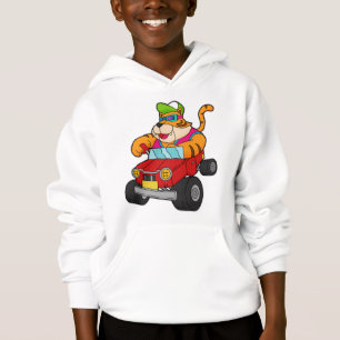 Tijger met auto
