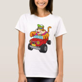 Tijger met auto t-shirt (Voorkant)