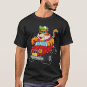 Tijger met auto t-shirt (Voorkant)