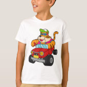 Tijger met auto t-shirt (Voorkant)