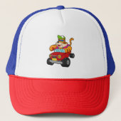 Tijger met auto trucker pet (Voorkant)